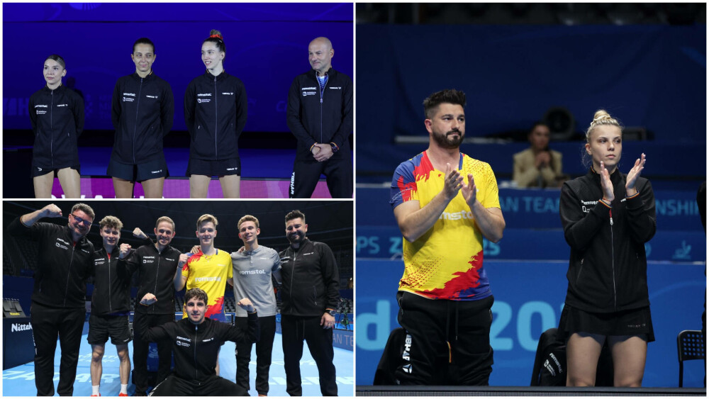 România, argint la feminin și masculin la Campionatul European de tenis de masă pe echipe. GALERIE FOTO - Imaginea 7