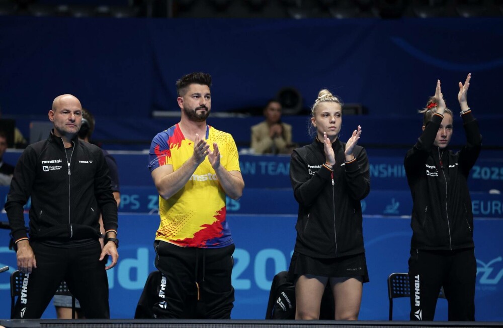 România, argint la feminin și masculin la Campionatul European de tenis de masă pe echipe. GALERIE FOTO - Imaginea 9