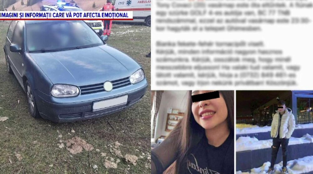 Cine sunt tinerii găsiți morți într-o mașină, lângă lacul Frumoasa. Bianka era împuşcată în piept, iar Toni în cap - Imaginea 4