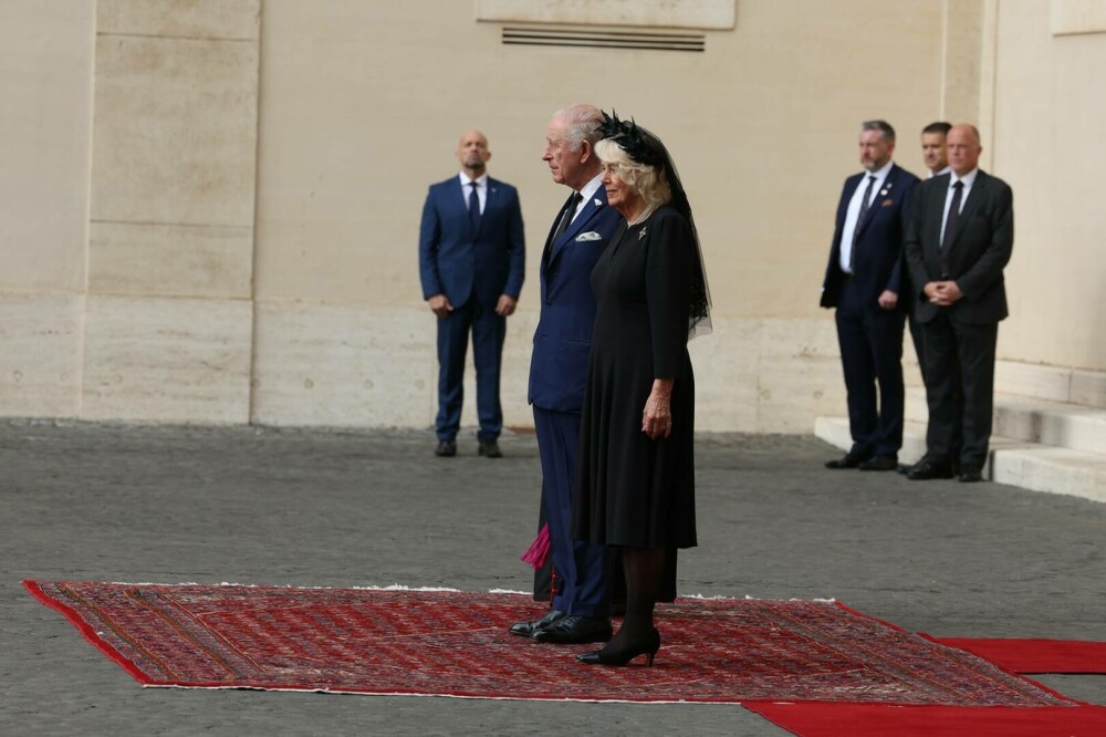 Imagini istorice din Capela Sixtină. Regele Charles și Papa Leon s-au rugat împreună pentru prima dată - Imaginea 13