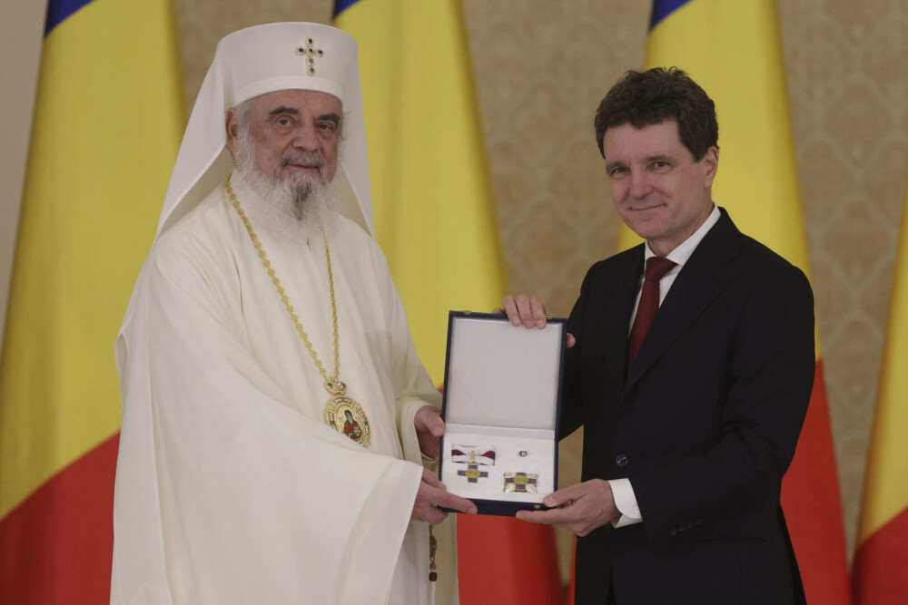 Patriarhul Bartolomeu I, decorat de președintele Nicușor Dan. „Sunteţi un ghid spiritual într-o lume marcată de suferinţă” - Imaginea 6