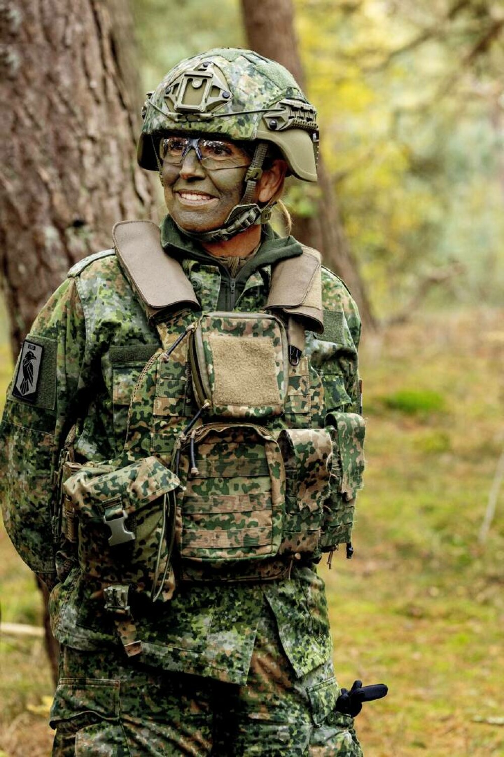 Regina Maxima a Țărilor de Jos, în uniformă militară și cu fața vopsită în culori de camuflaj. Ce s-a întâmplat | FOTO - Imaginea 23