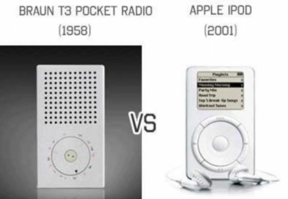 Cat de original este design-ul Apple. Asemanari izbitoare cu produse vechi de 60 de ani. FOTO - Imaginea 1