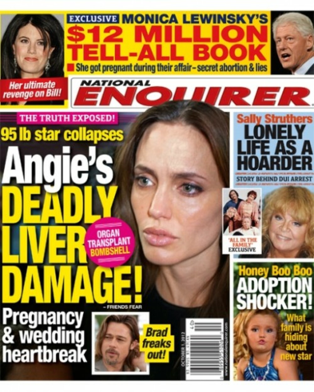 National Enquirer: Angelina Jolie sufera de o boala mortala. Are ficatul terminat - Imaginea 1