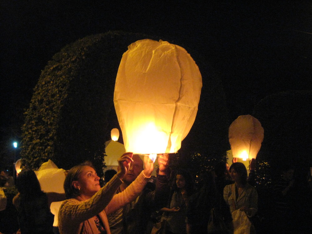 Peste 2000 de lampioane au luminat Timisoara in amintirea celor care au fost rapusi de cancer. FOTO - Imaginea 4