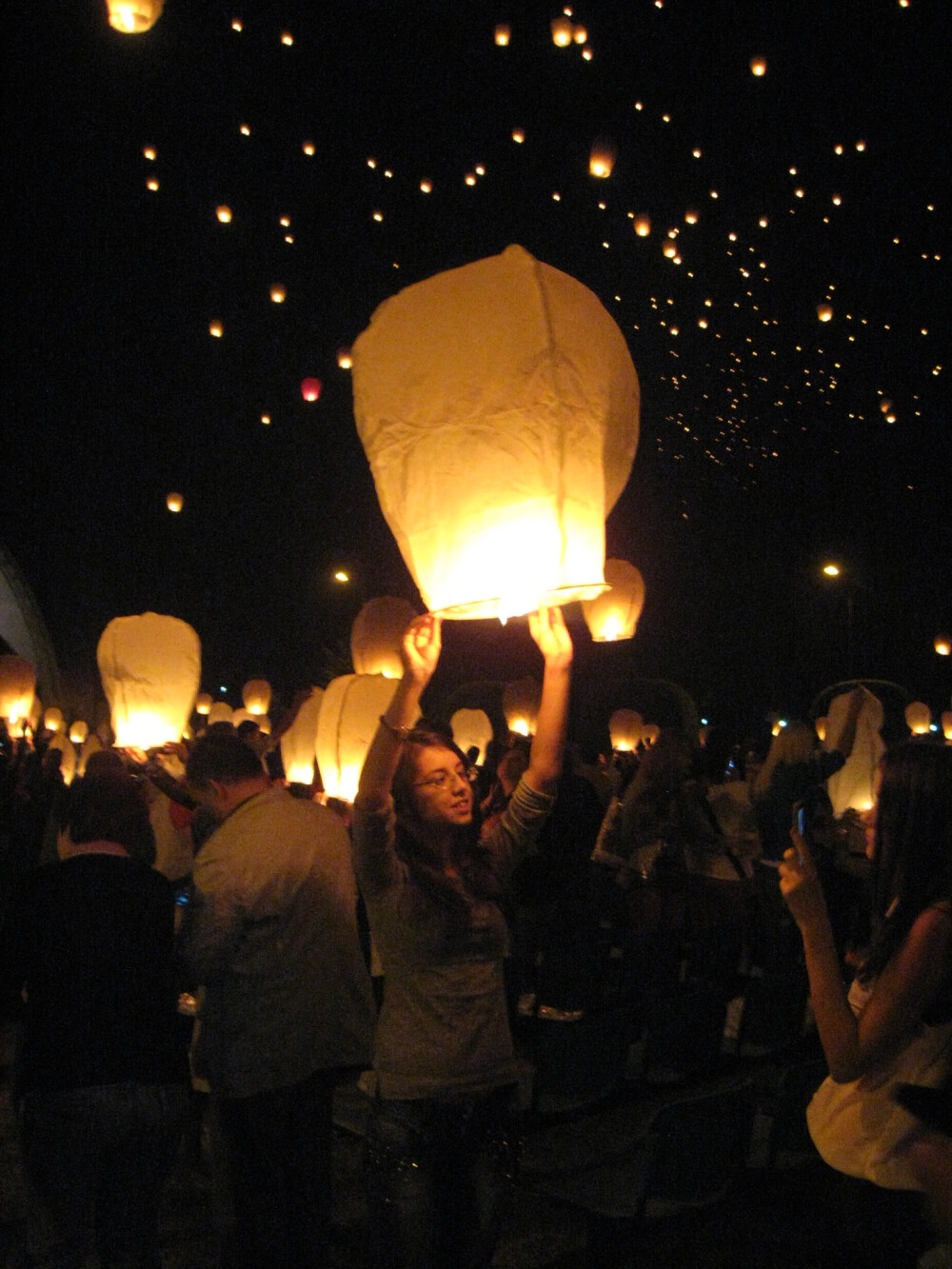 Peste 2000 de lampioane au luminat Timisoara in amintirea celor care au fost rapusi de cancer. FOTO - Imaginea 5
