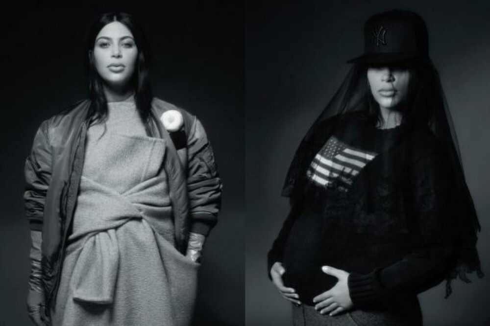 Pictorialul inedit realizat de Kim Kardashian cu o luna inainte sa nasca - Imaginea 2