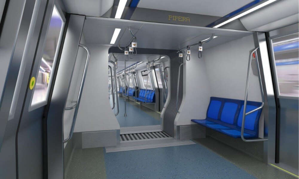 16 trenuri noi cumparate de Metrorex. Primele imagini cu noua garnitura de metrou din Bucuresti - Imaginea 7