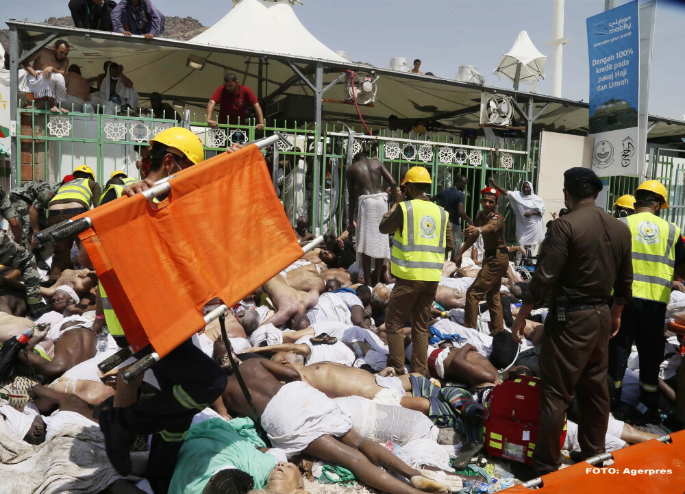 Tragedie la pelerinajul anual din orasul sfant Mecca. Bilantul a ajuns la 717 morti si 805 raniti. GALERIE FOTO - Imaginea 5