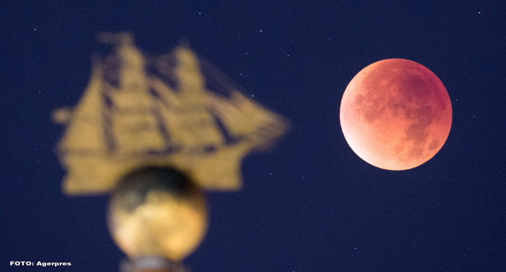 Cum s-a vazut eclipsa de Luna si Super Luna. GALERIE FOTO si VIDEO cu un eveniment astronomic foarte rar - Imaginea 4