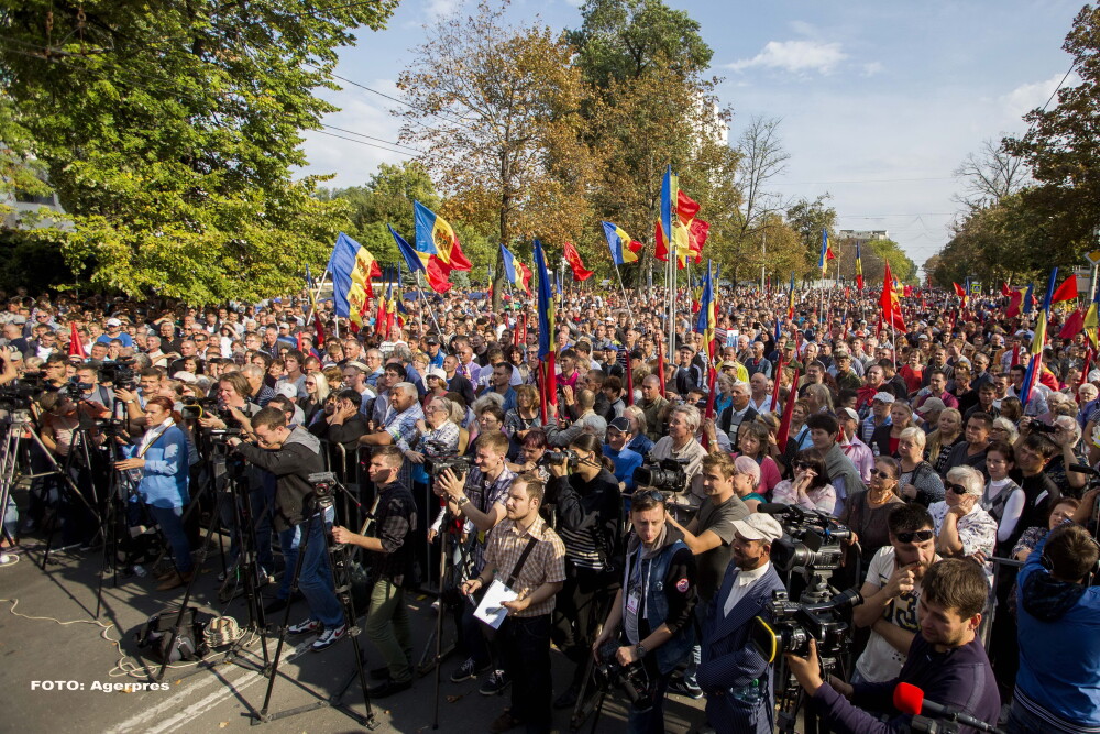 Partidele de stanga proruse s-au alaturat protestelor de la Chisinau. Ce prevad masurile pentru 