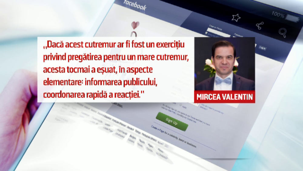 Institutiile statului criticate de un oficial guvernamental pentru cum au actionat dupa cutremur: 