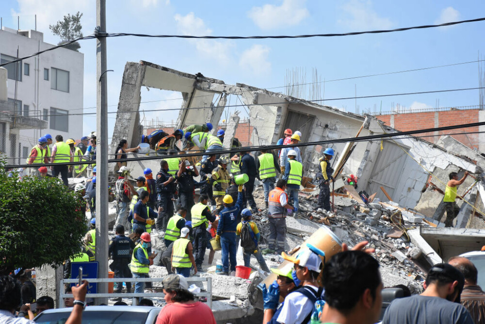 GALERIE FOTO cu efectele devastatoare ale cutremurului din Mexic, din 19 septembrie - Imaginea 6