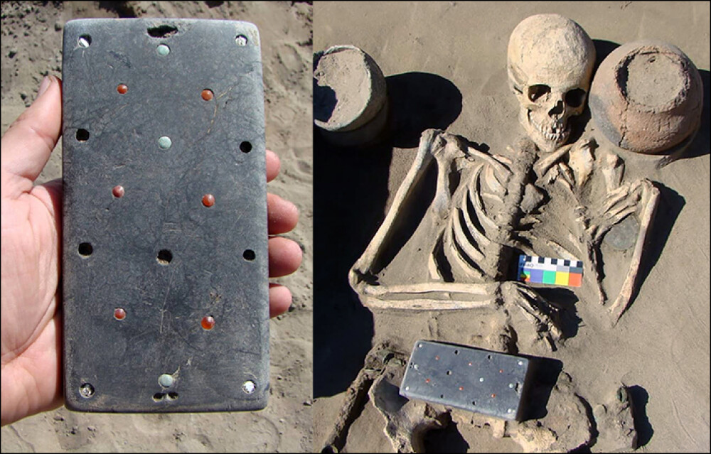 Obiectul misterios găsit într-un mormânt vechi de 2100 de ani din ”Atlantida Rusiei” - Imaginea 1