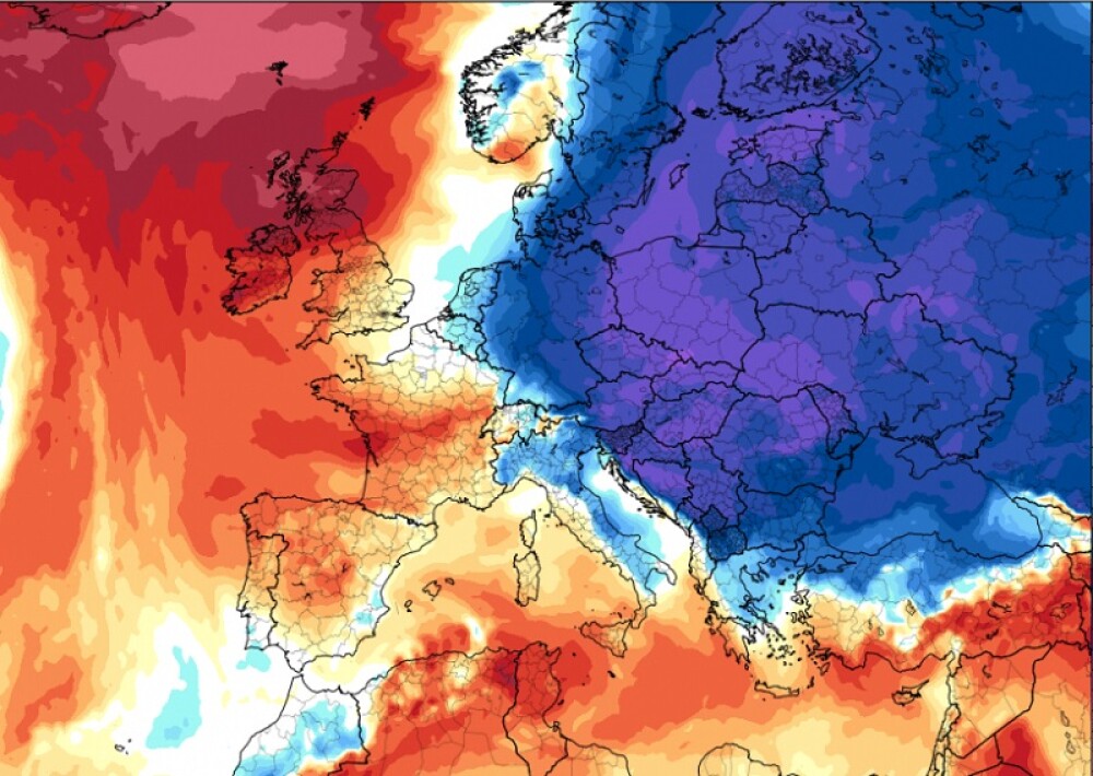 Val de aer polar în România, săptămâna viitoare. Cât de frig va fi - Imaginea 1