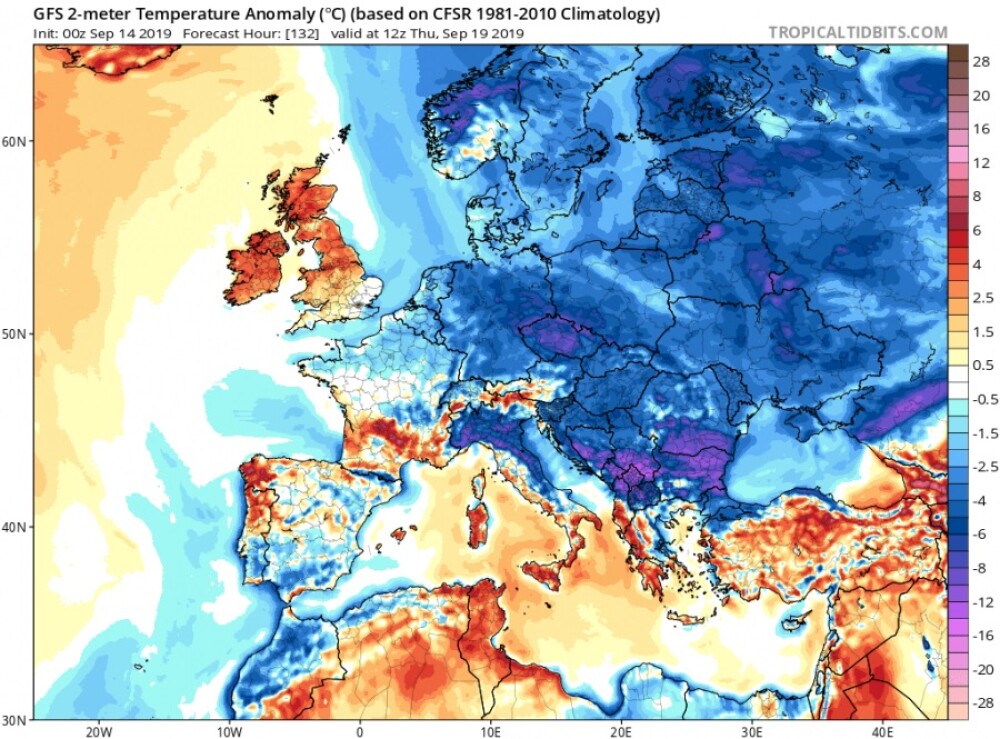 Val de aer polar în România, săptămâna viitoare. Cât de frig va fi - Imaginea 3