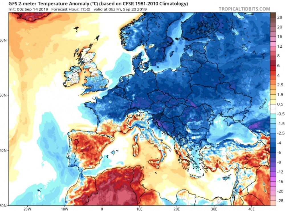 Val de aer polar în România, săptămâna viitoare. Cât de frig va fi - Imaginea 4