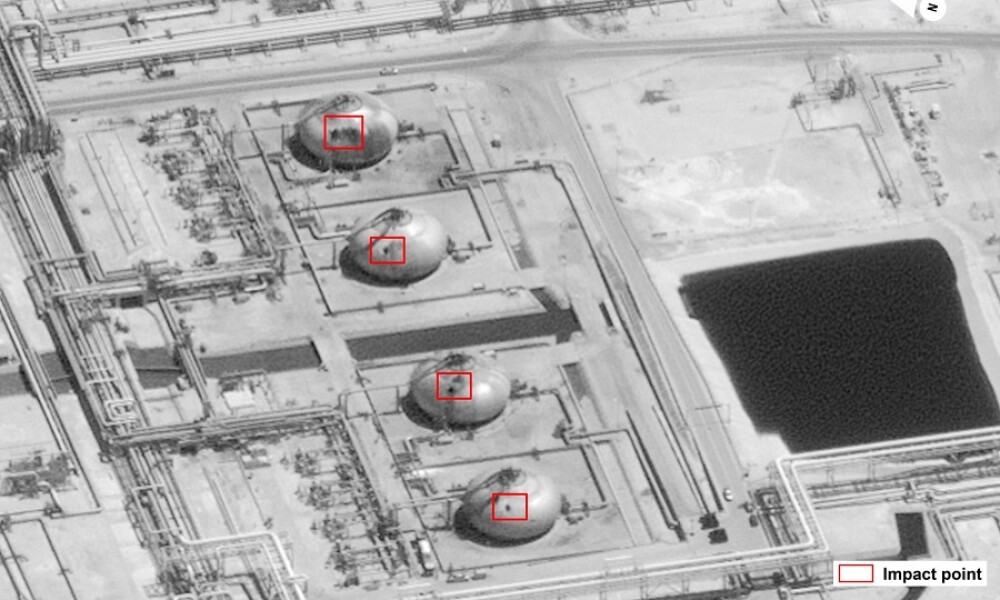 Primele imagini din satelit cu dezastrul provocat de atacul cu drone în Arabia Saudită - Imaginea 3