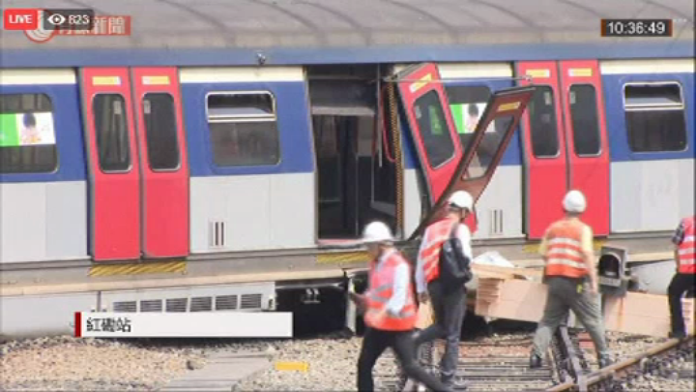 Tren deraiat în Hong Kong: sunt mai multe victime. VIDEO - Imaginea 4