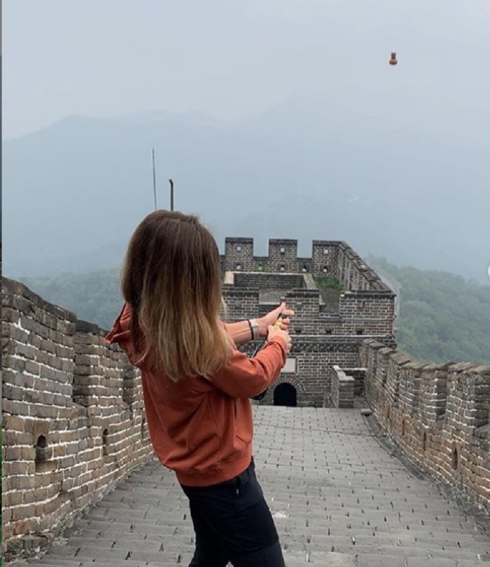 Simona Halep, alături de iubit la Marele Zid Chinezesc. Cum și-a sărbătorit ziua de naștere - Imaginea 3
