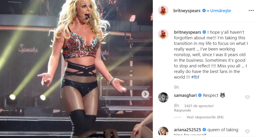 Britney Spears, mesaj emoționant pentru fani. I-a rugat să nu uite de ea. FOTO - Imaginea 4