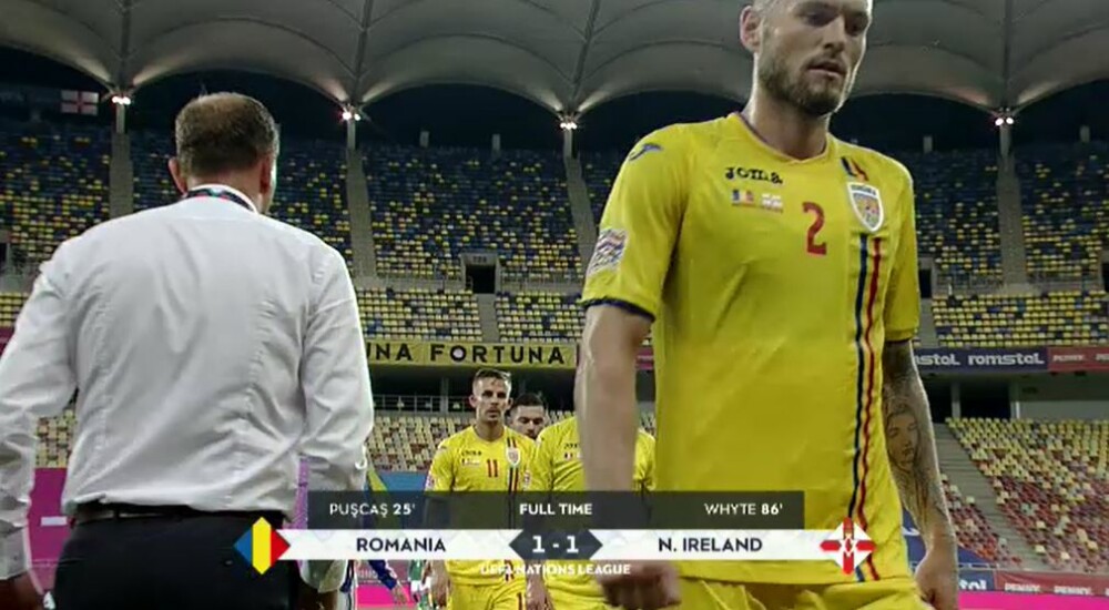 România - Irlanda de Nord, 1-1. Tricolorii ratează dramatic victoria în primul meci din noua ediție a Ligii Națiunilor - Imaginea 9
