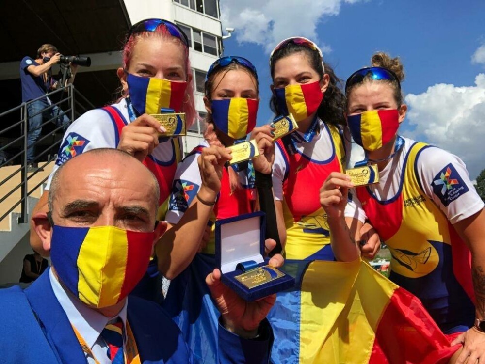 Zece medalii, dintre care cinci de aur, pentru România la Campionatul European de canotaj under 23 - Imaginea 1