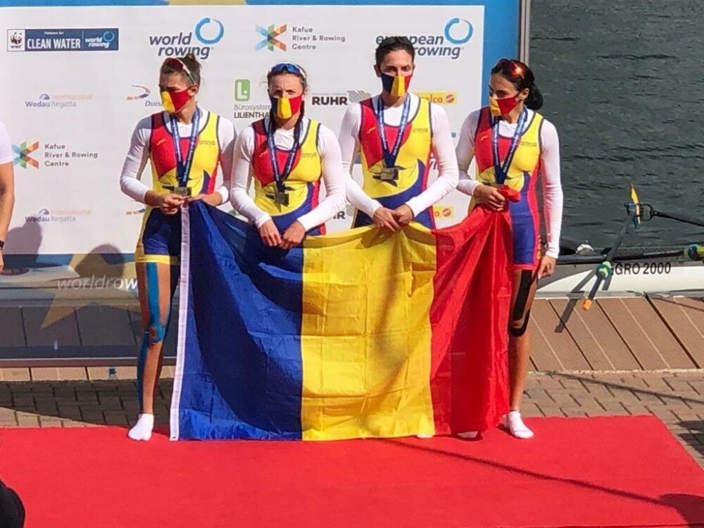 Zece medalii, dintre care cinci de aur, pentru România la Campionatul European de canotaj under 23 - Imaginea 3