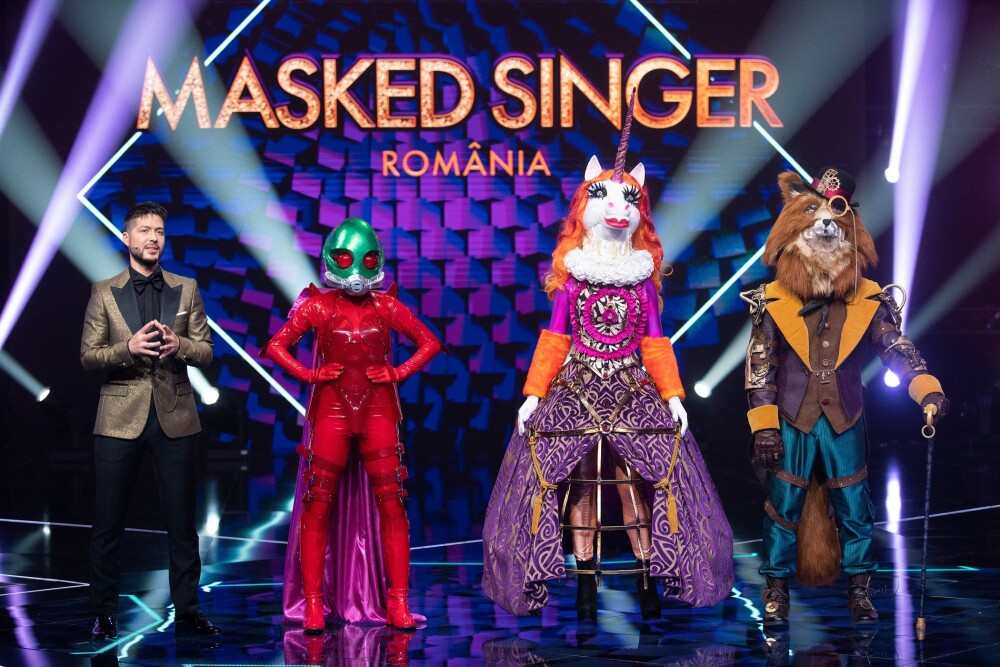 Ce vedetă şi-a scos masca în prima ediţie Masked Singer România. Cine era 