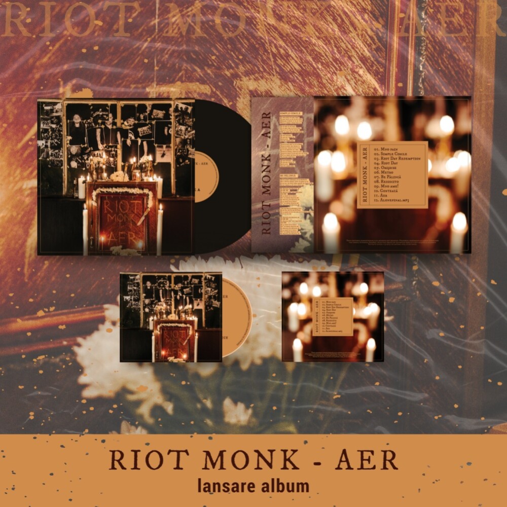 Trupa românească de rock Riot Monk lansează campania de strângere de fonduri pentru noul album, ”AER” - Imaginea 1