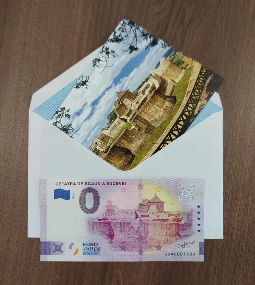 Cu cât se vinde bancnota de zero euro în România. Cele cinci obiective din țară care apar pe ea - Imaginea 6
