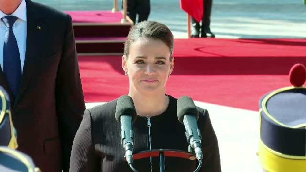 Preşedintele Ungariei, Katalin Novak, a fost primită de Klaus Iohannis la Cotroceni - Imaginea 1