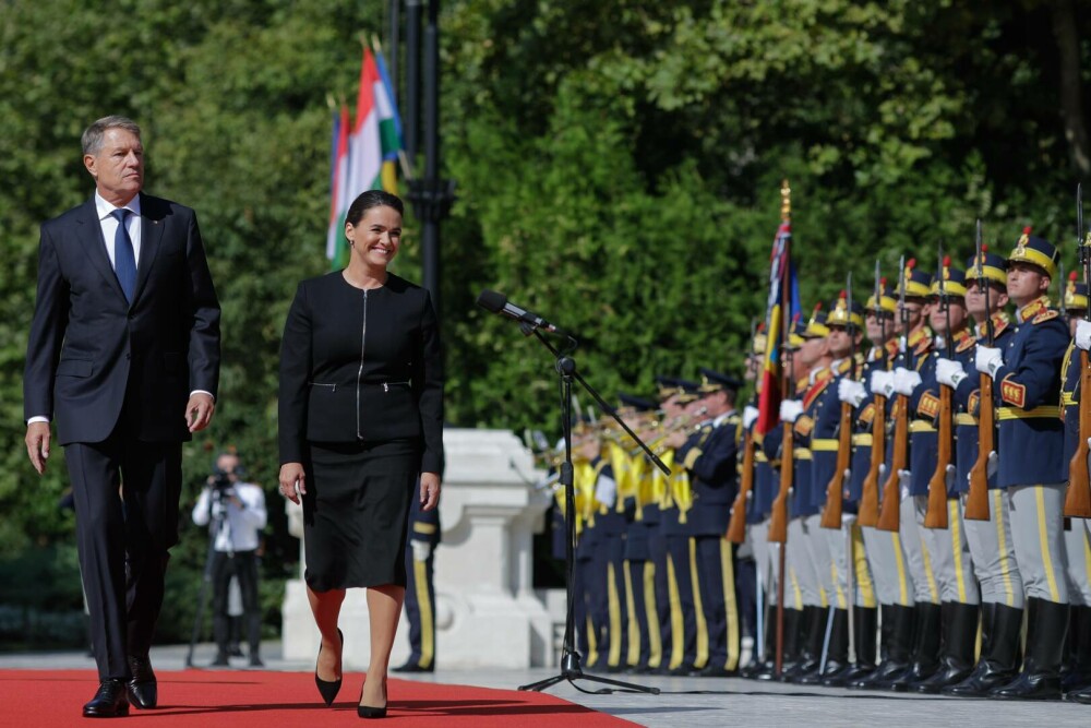 Preşedintele Ungariei, Katalin Novak, a fost primită de Klaus Iohannis la Cotroceni - Imaginea 4