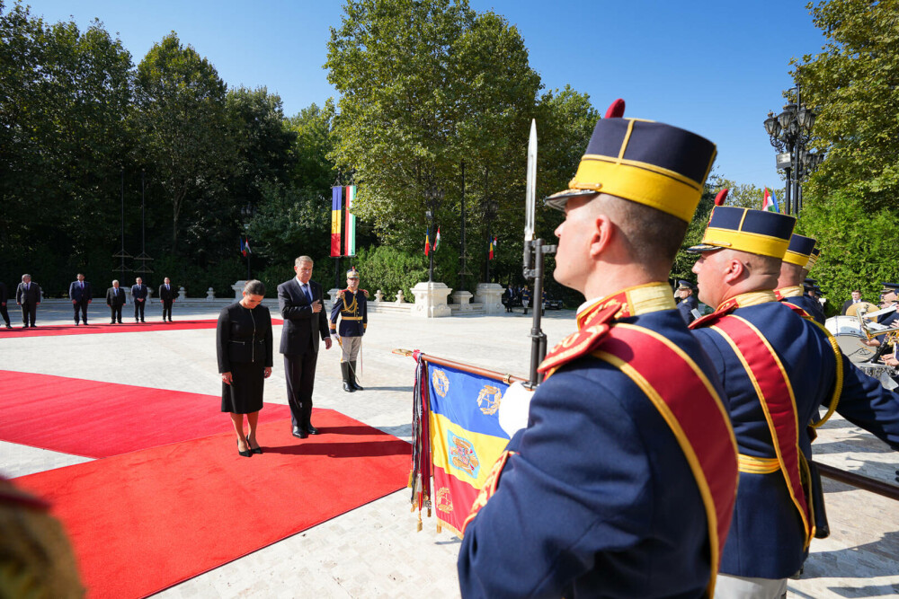 Preşedintele Ungariei, Katalin Novak, a fost primită de Klaus Iohannis la Cotroceni - Imaginea 5