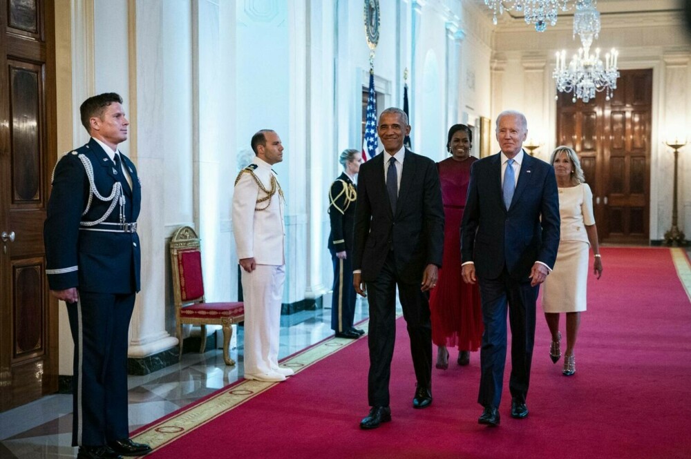 Michelle și Barack Obama, din nou la Casa Albă. Au fost dezvelite portretele lor oficiale VIDEO, GALERIE FOTO - Imaginea 5