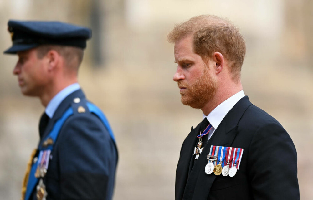 The Guardian: William și Harry au evitat orice interacțiune la înmormântarea Reginei Elisabeta a II-a | GALERIE FOTO - Imaginea 1