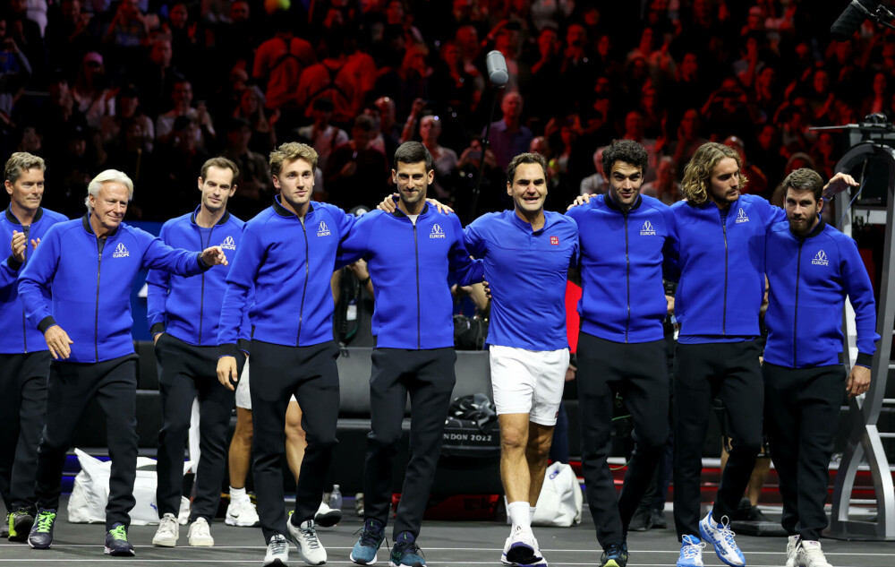 Federer și Nadal au plâns la ultimul meci din cariera elvețianului | VIDEO și GALERIE FOTO - Imaginea 17