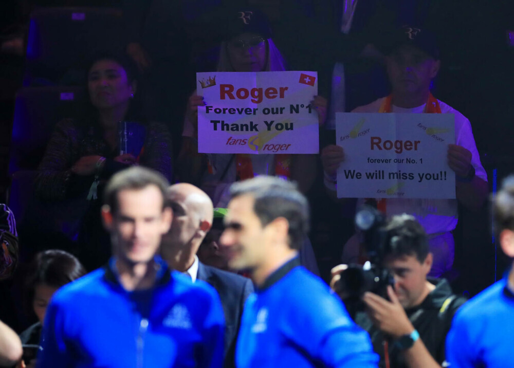 Federer și Nadal au plâns la ultimul meci din cariera elvețianului | VIDEO și GALERIE FOTO - Imaginea 19