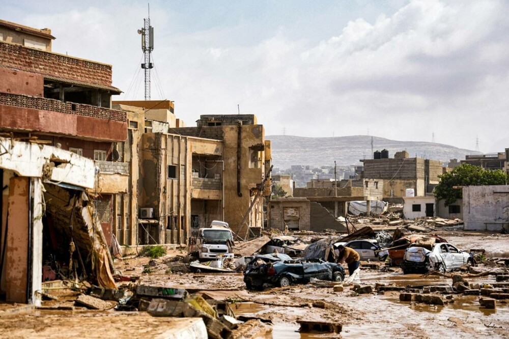 Dezastru în Libia. Orașul Derna arată ca și cum ar fi fost lovit de tsunami. Mii de oameni au murit. VIDEO și GALERIE FOTO - Imaginea 1