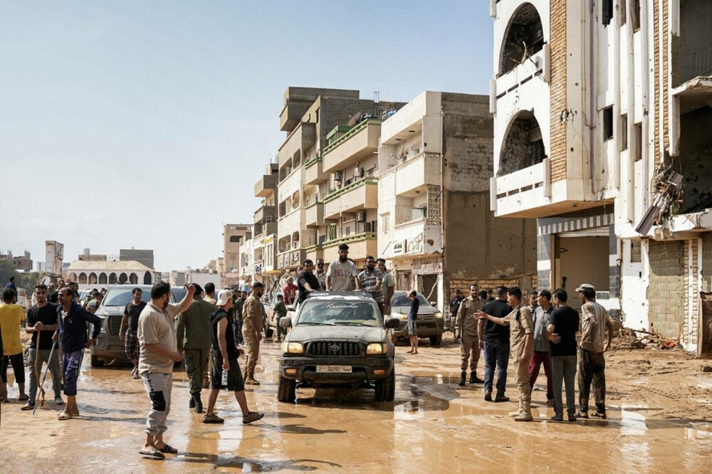 Dezastru în Libia. Orașul Derna arată ca și cum ar fi fost lovit de tsunami. Mii de oameni au murit. VIDEO și GALERIE FOTO - Imaginea 3