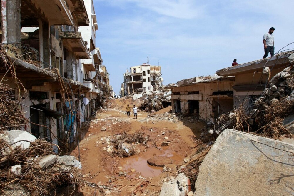 Dezastru în Libia. Orașul Derna arată ca și cum ar fi fost lovit de tsunami. Mii de oameni au murit. VIDEO și GALERIE FOTO - Imaginea 8