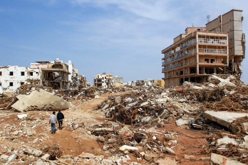 Dezastru în Libia. Orașul Derna arată ca și cum ar fi fost lovit de tsunami. Mii de oameni au murit. VIDEO și GALERIE FOTO - Imaginea 18