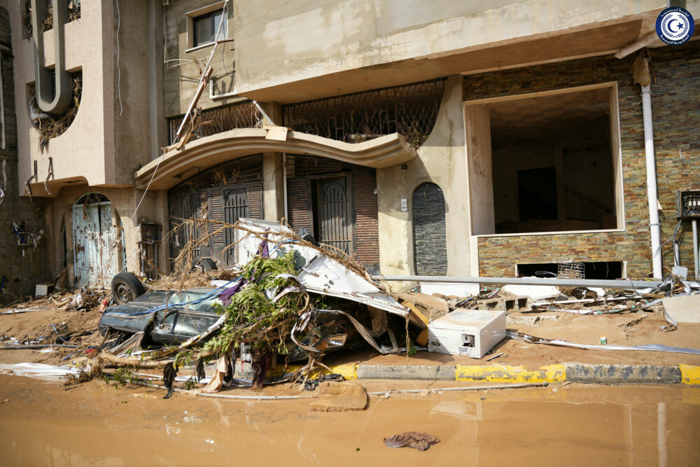 Bilanţul inundaţiilor din Libia ar putea ajunge la 20.000 de morţi. Şeful OMM spune că tragedia putea fi evitată - Imaginea 8