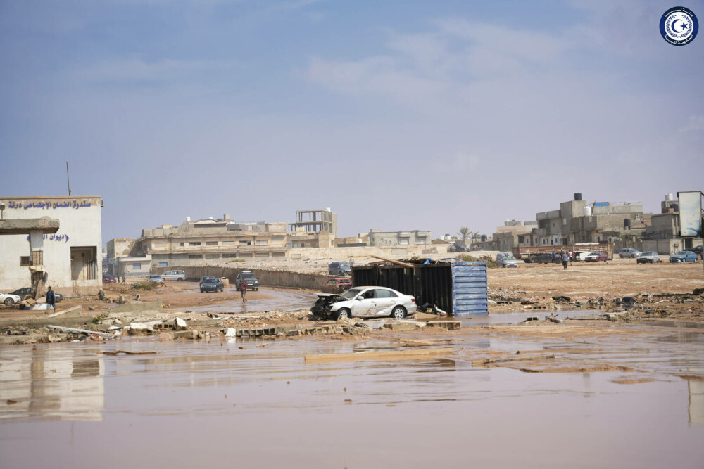 Dezastru în Libia. Orașul Derna arată ca și cum ar fi fost lovit de tsunami. Mii de oameni au murit. VIDEO și GALERIE FOTO - Imaginea 24