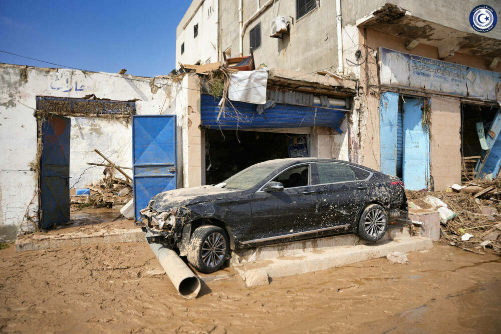 Bilanţul inundaţiilor din Libia ar putea ajunge la 20.000 de morţi. Şeful OMM spune că tragedia putea fi evitată - Imaginea 2