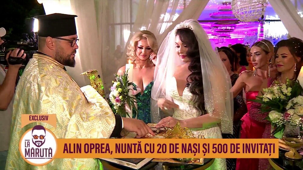 Alin Oprea de la Talisman, nuntă cu 20 de nași și 500 de invitați. Imagini exclusive de la nunta memorabilă. VIDEO - Imaginea 8