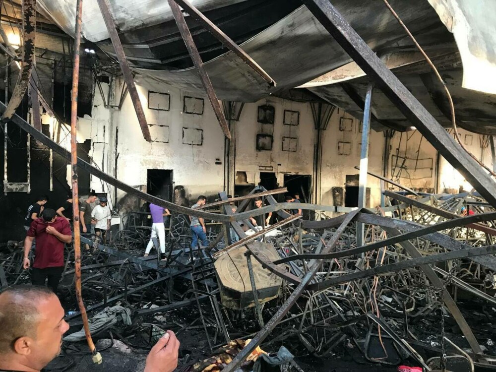 Așa arată dezastrul. Ce a mai rămas după incendiul care a dus la moartea a peste 100 de persoane care participau la o nuntă - Imaginea 8