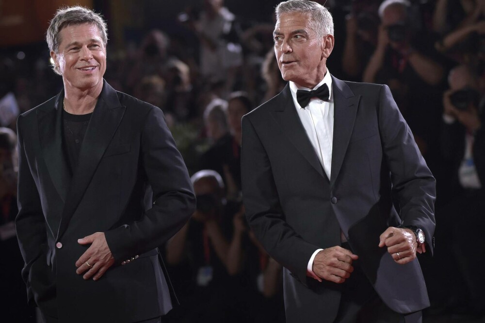 Brad Pitt şi George Clooney, apariţie spectaculoasă la Festivalul de film de la Veneția, alături de partenerele lor. FOTO - Imaginea 15