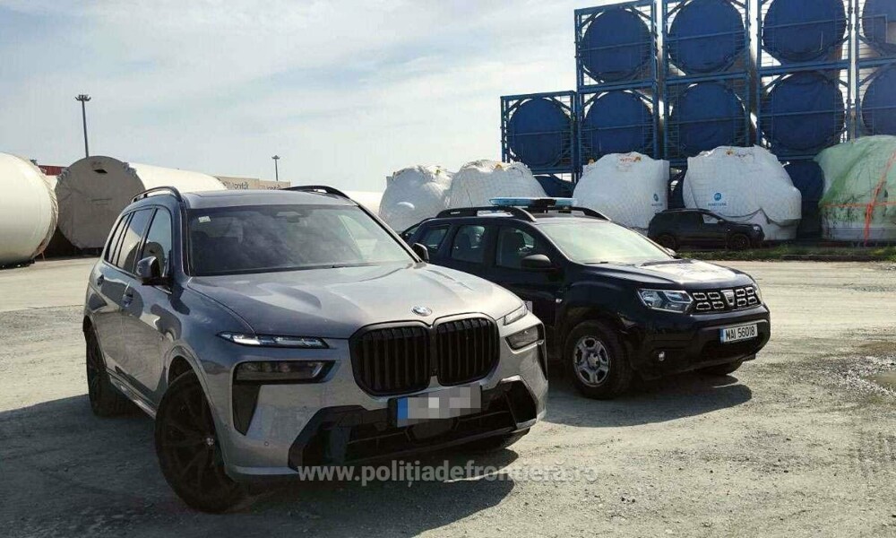 Un BMW de 120.000 de euro a fost confiscat de polițiștii din Constanţa în urma unui control. Ce au descoperit - Imaginea 1