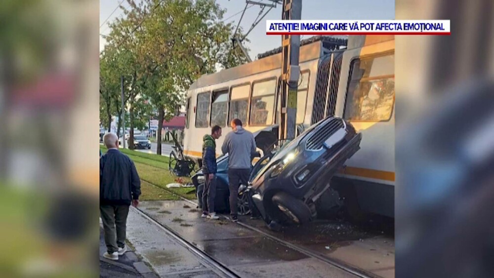 Ce făcuse șoferul strivit de tramvai în București chiar înainte de tragicul accident. ANIMAȚIE GRAFICĂ cu momentul impactului - Imaginea 1